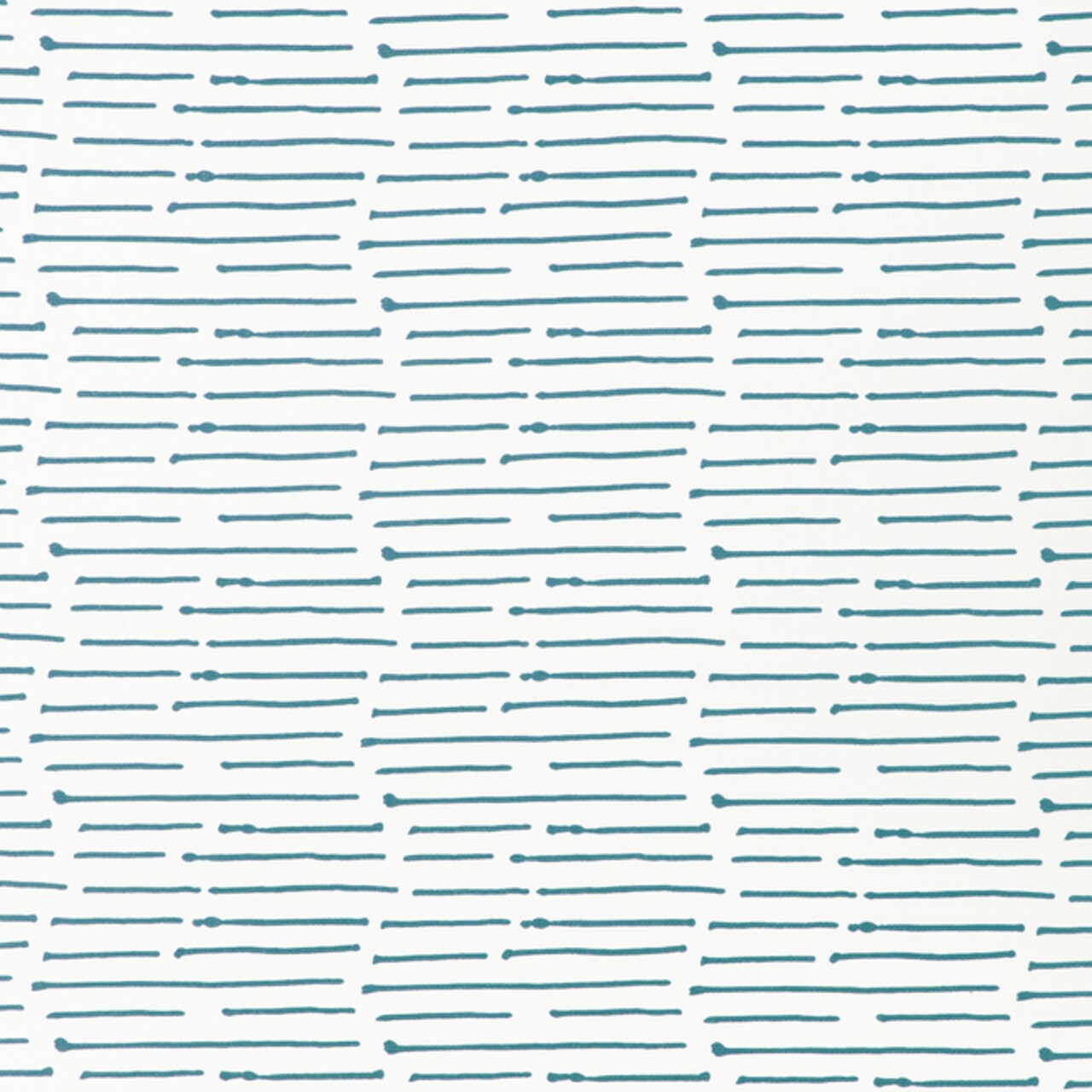 1 Yard Ink Stripe Denim Oyster Linen Fabric with Painterly Linear Print for Decor